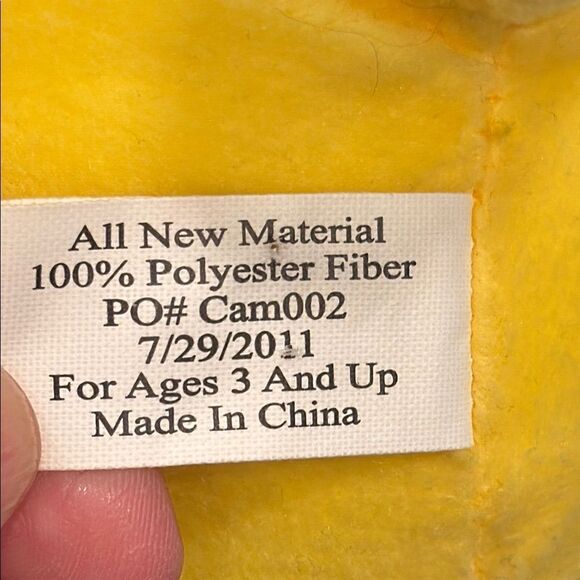 Yellow and Blue Plush Duck Toy - Picture 8 of 8